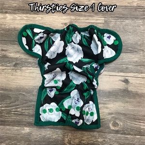 Thirsties Size 1 Floral Cover